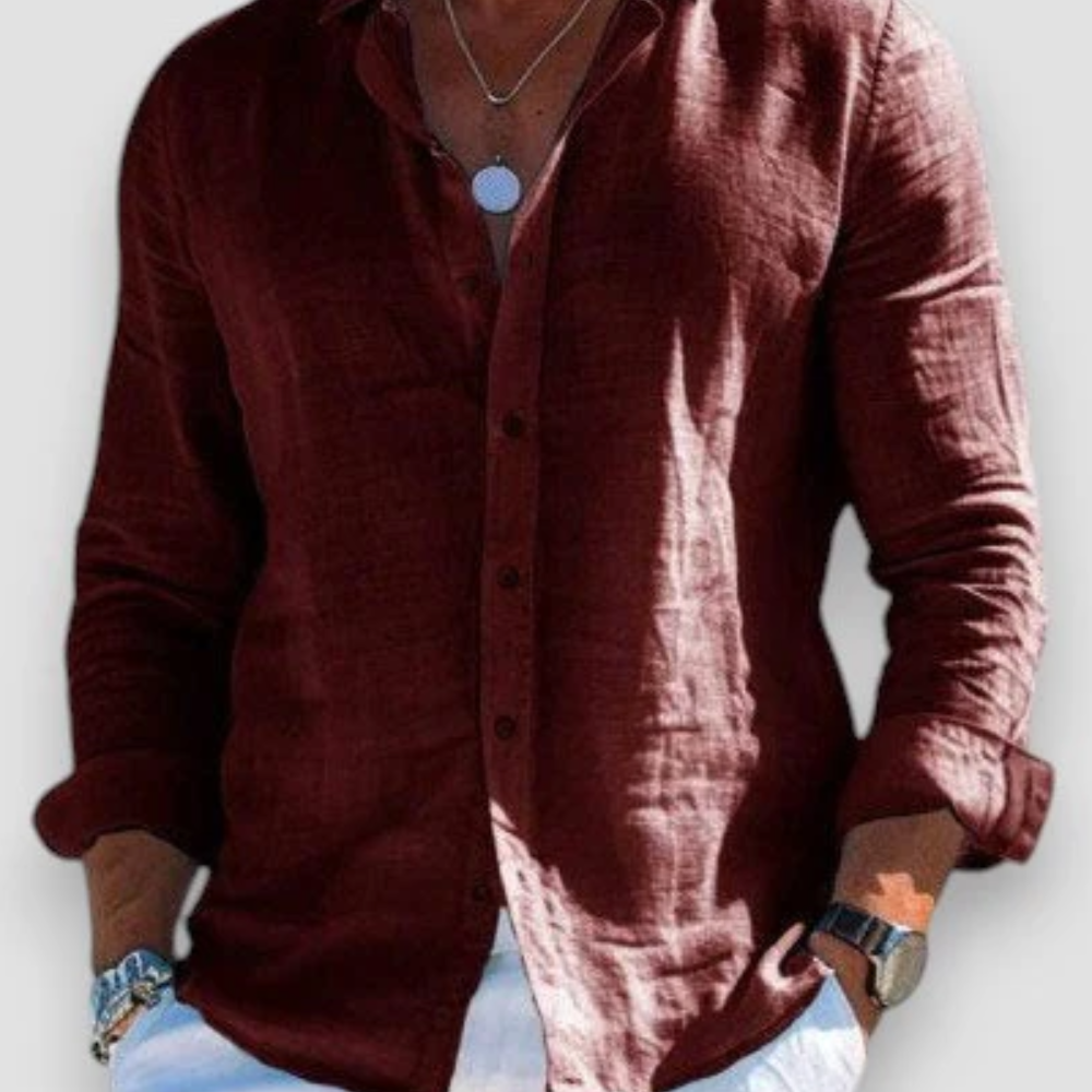 Daniel™ | Linneskjorta för Herr