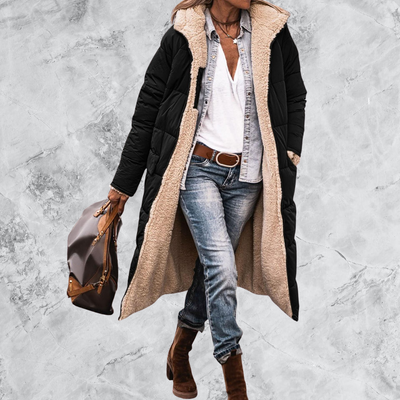 Anette™ | Lång vändbar kappa