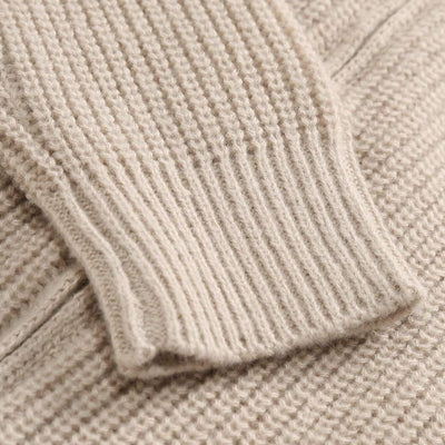 Stefan™ | Stickad cardigan med dragkedja