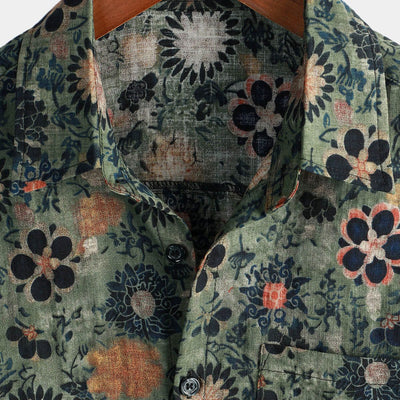 Gustaf™ | Kortärmad Hawaiiskjorta i Bomull