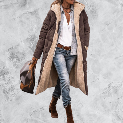 Anette™ | Lång vändbar kappa