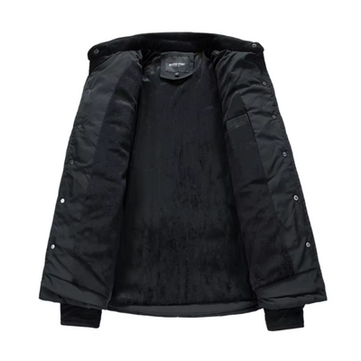 Vadderad Herrjacka med Skjortkrage