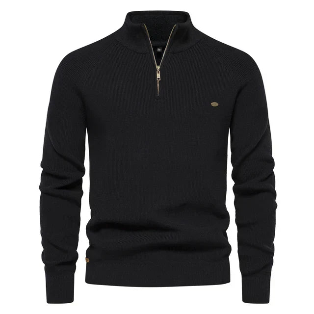 Leif™ | Stickad Zip-up Tröja