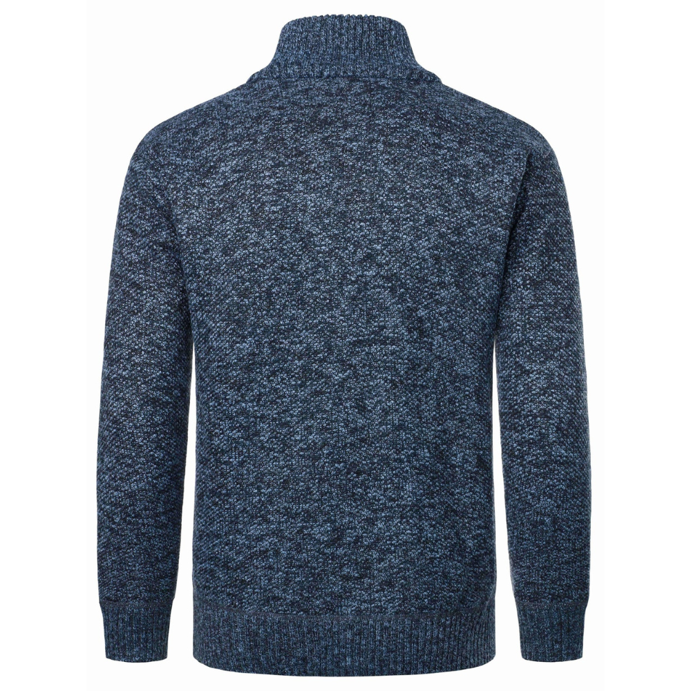 Mats™ | Stickad fleecekofta med dragkedja