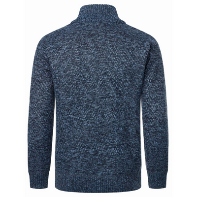 Mats™ | Stickad fleecekofta med dragkedja