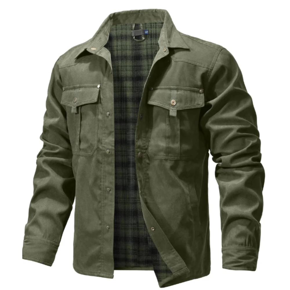 Kjell™ | Skjortjacka med flanellfoder