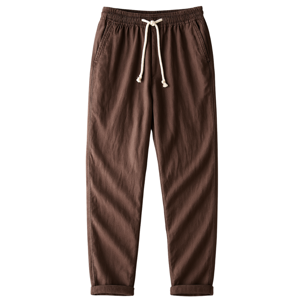 Alarik™ | Casual Linne Loungebyxa för Herr