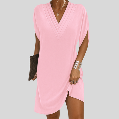 Siv™ | Flatterande V-ringad Klänning