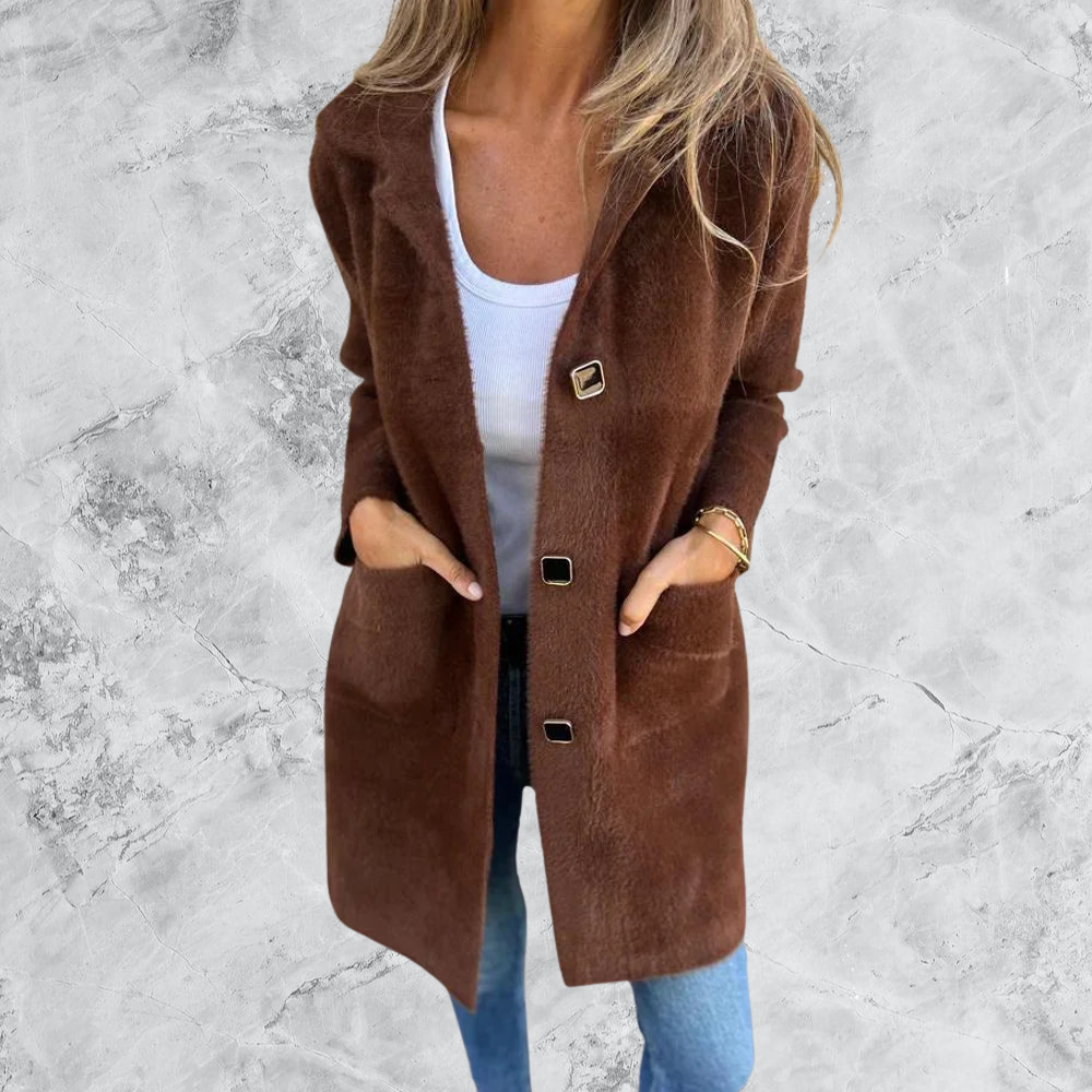 Tilde™ | Mysig långkofta med fickor