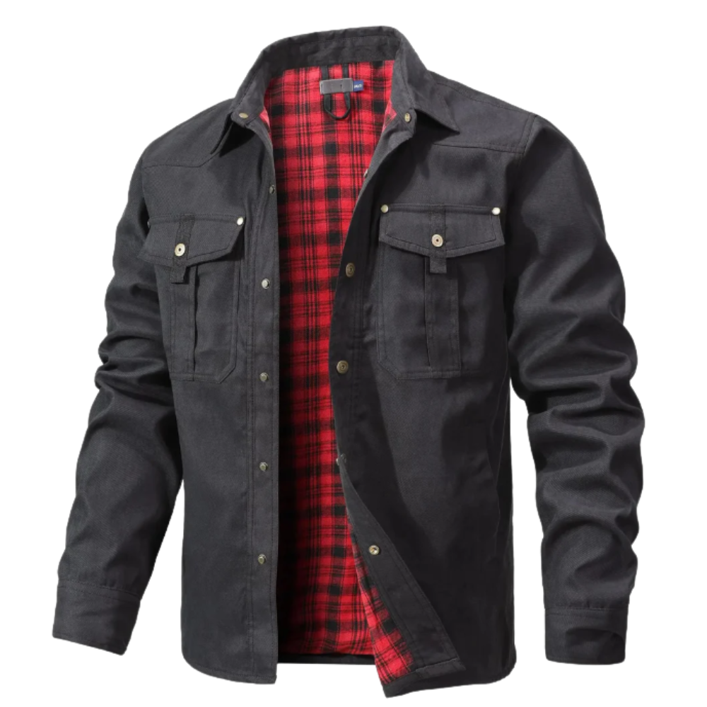 Kjell™ | Skjortjacka med flanellfoder
