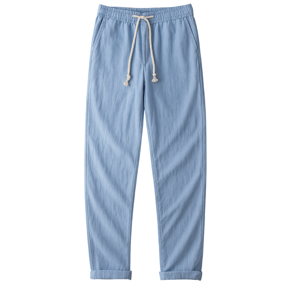 Alarik™ | Casual Linne Loungebyxa för Herr