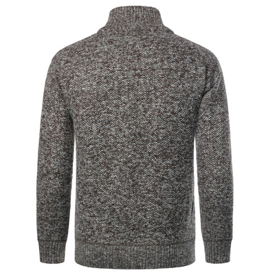 Mats™ | Stickad fleecekofta med dragkedja