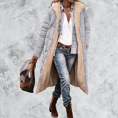 Anette™ | Lång vändbar kappa