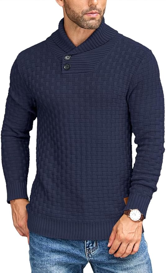 Torsten™ | Lyxig Stickad Herrtröja