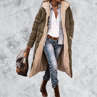 Anette™ | Lång vändbar kappa