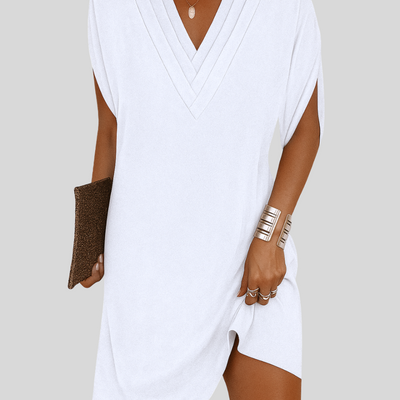 Siv™ | Flatterande V-ringad Klänning