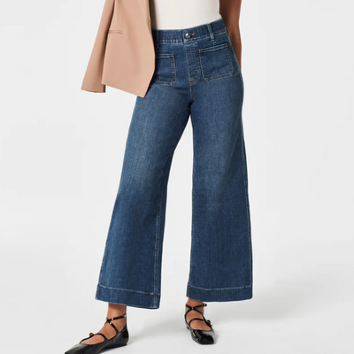 Stina™ | Högmidjade utsvängda jeans