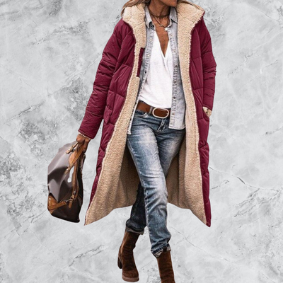 Anette™ | Lång vändbar kappa