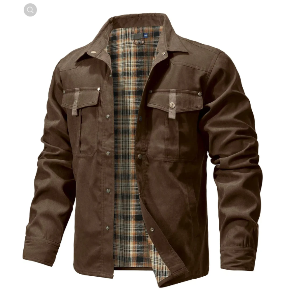 Kjell™ | Skjortjacka med flanellfoder