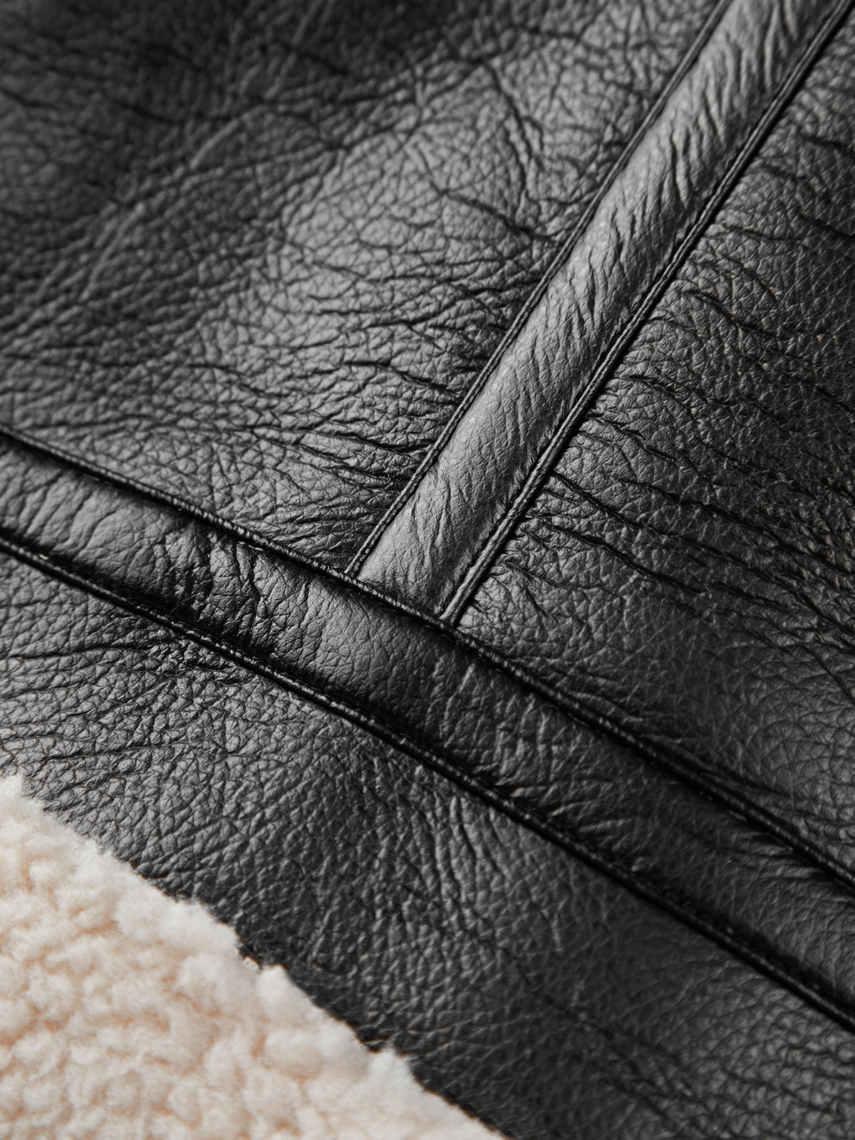 Evelin™ | Shearlingjacka med sherpa-foder