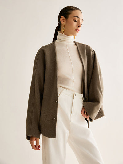 Olivia™ | V-ringad Värmejacka i Lös Passform