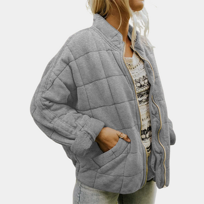 Tyra™ | Oversize Quiltad Mellansäsongsjacka