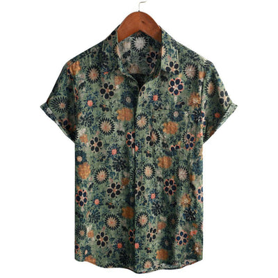 Gustaf™ | Kortärmad Hawaiiskjorta i Bomull
