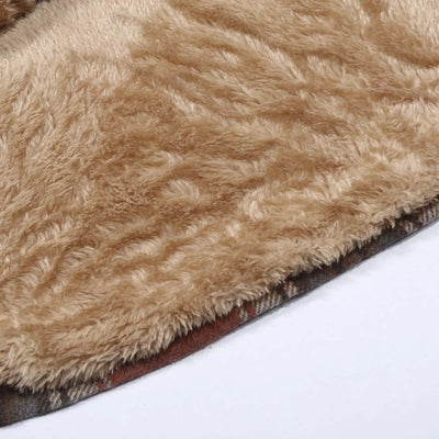 Frieda™ | Pälsfodrad Skjortjacka