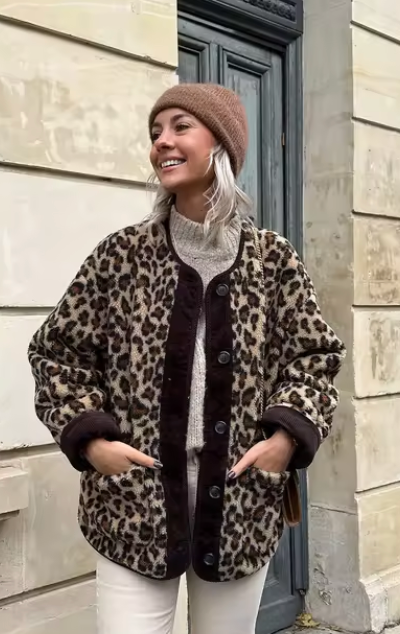 Eva™ | Elegant leopardkofta