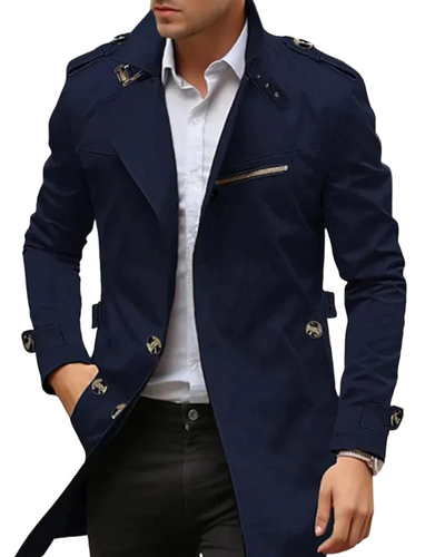 Elegant Trenchcoat för Herr