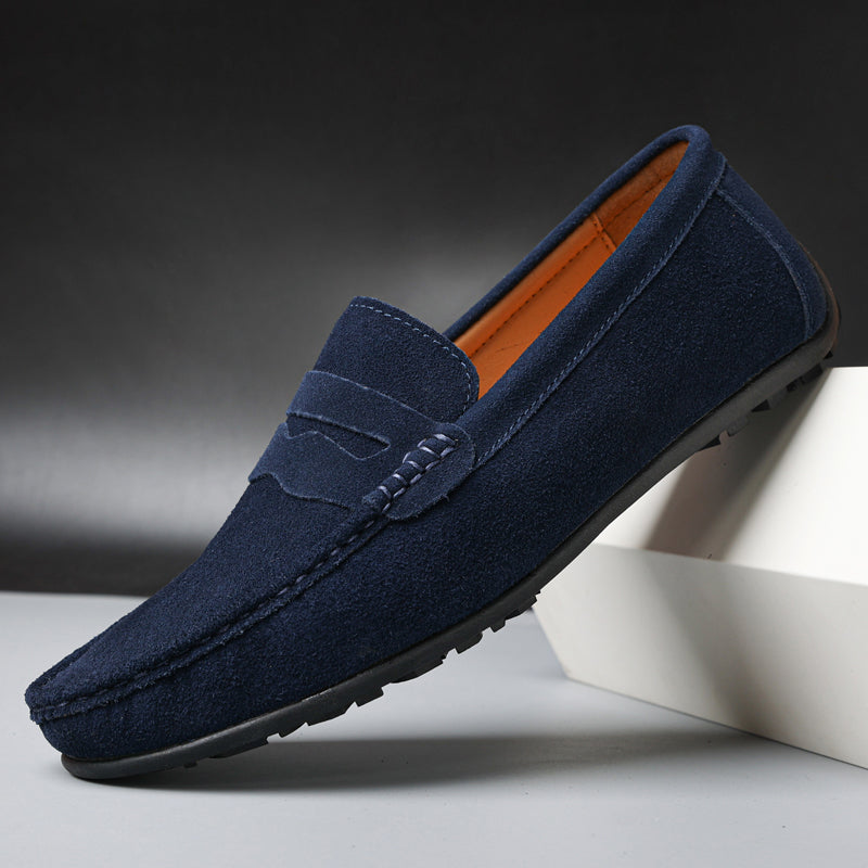 Lennart™ | Retro Loafers i Mocka för Herr