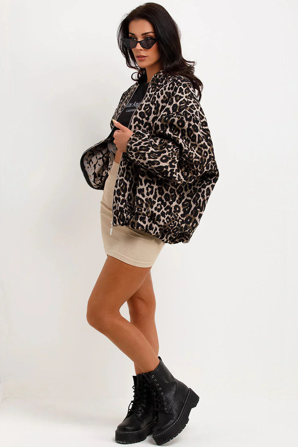 Milla™ | Leopard bomberjacka