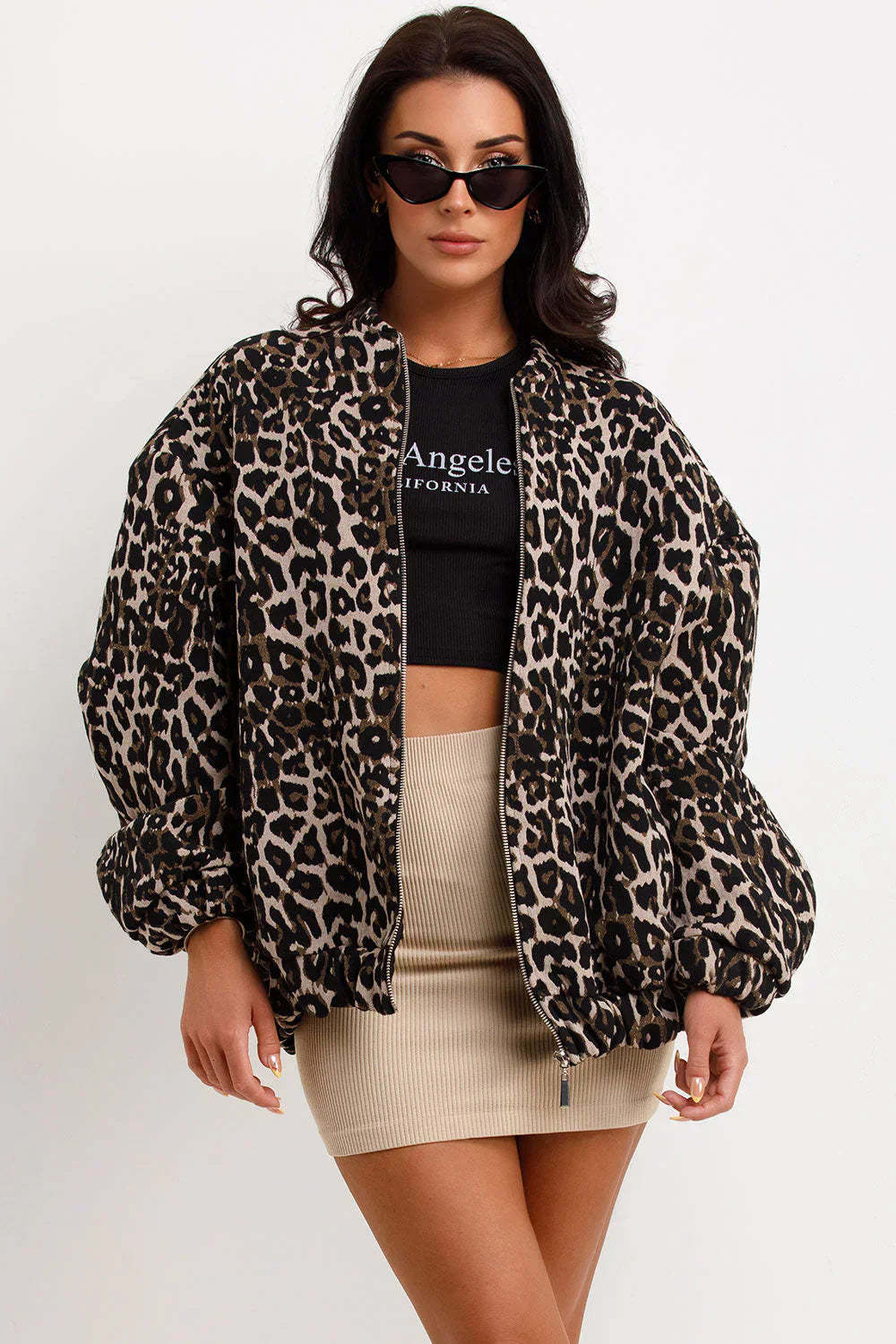 Milla™ | Leopard bomberjacka