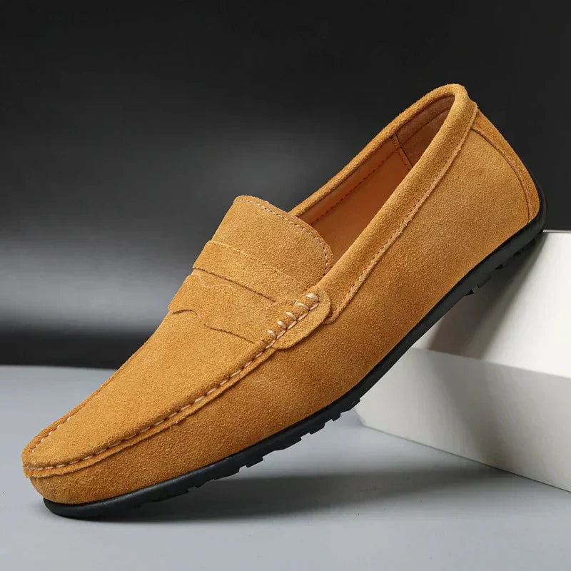 Lennart™ | Retro Loafers i Mocka för Herr