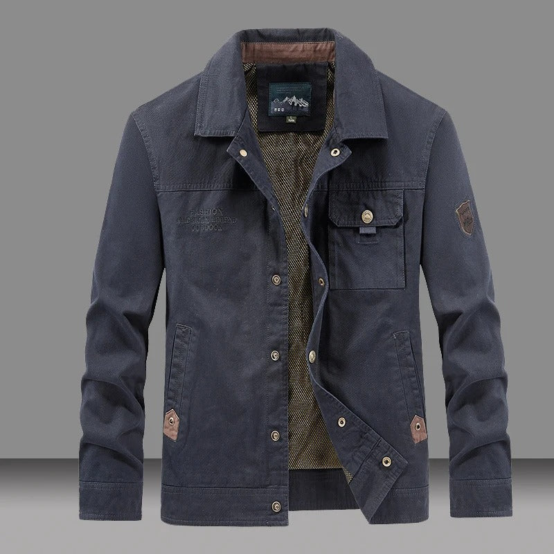 Casual Herrjacka i Utility-stil