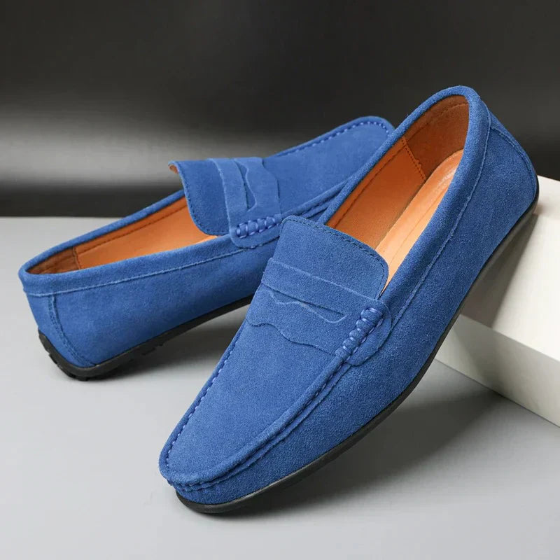 Lennart™ | Retro Loafers i Mocka för Herr